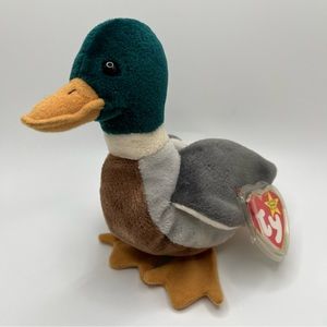 Vintage 1998 Jake The Duck Ty Beanie Baby